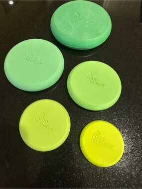 Silicone Food Savers - Green Set